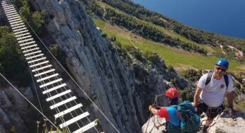 Via ferrata Avalon auf Hvar