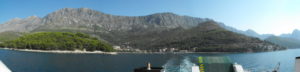 Panoramaaufnahme drvenik in kroatien