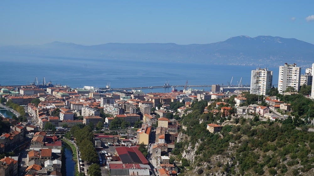 Panorama von Kvarner und Rijeka
