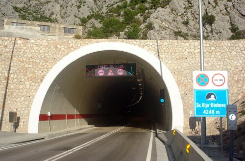 Radar im Tunnel Sveti Ilija